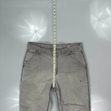 Carhartt Carpenter Trousers - 35W 32L Grey Cotton Blend