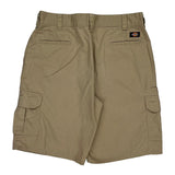 Dickies Cargo Shorts - 36W 11L Beige Cotton