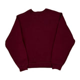 Bethune Cookman Russell Athletic College Sweatshirt - Small Burgundy Cotton Blend