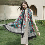 Anyyou 100% Pure Merino Wool White Poncho for Women Winter Large Scarf Pashmina Shawl Bandana Neck Wrap