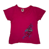Harley Davidson T-Shirt - Large Pink Cotton