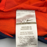 Age 6 Nike Striped Windbreaker - Medium Blue Cotton