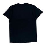 Flaming Car Thrasher Graphic T-Shirt - Medium Black Cotton