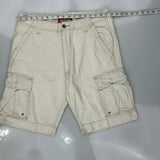Levis Cargo Shorts - 34W 11L Beige Cotton
