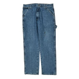Wrangler Carpenter Jeans - 36W 32L Blue Cotton Blend
