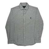 Polo By Ralph Lauren Shirt - Large Gray Cotton