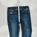 Seven Boot Cut Jeans - 32W UK 10 Blue Cotton
