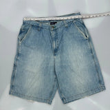 Tommy Hilfiger Denim Shorts - 31W 11L Light Wash Cotton