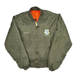 Vintage Ssgt Fox Unbranded Bomber Jacket - XL Green Nylon