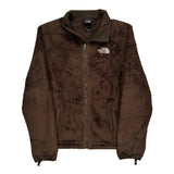 The North Face Fleece Jacket - Large Brown Polyester