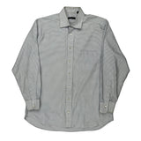 Burberry London Checked Shirt - Medium Grey Cotton