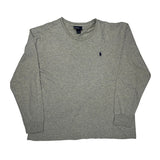 Polo By Ralph Lauren Long Sleeve T-Shirt - XL Grey Cotton