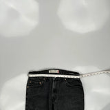 Levis 505 Jeans - 34W 32L Black Cotton