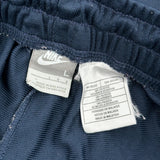 Nike Track Pants - Large Navy Polyester