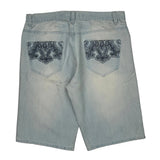Avirex Denim Shorts - 38W 12L Light Wash Cotton Blend