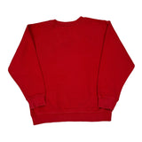 Age 7-8 Mickey Mouse Disney Cartoon Sweatshirt - Medium Red Cotton