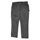 Carhartt Carpenter Trousers - 36W 34L Black Cotton