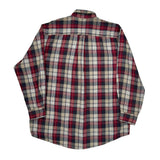Nautica Checked Flannel Shirt - Large Multicoloured Cotton