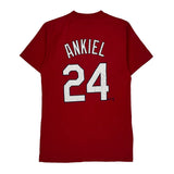 Cardinals Majestic Mlb T-Shirt - Medium Red Cotton