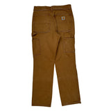 Carhartt Carpenter Pants - 30W 32L Brown Cotton