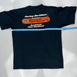 Auckland Motorcycles & Power Sports Harley Davidson Graphic T-Shirt - Medium Black Cotton