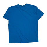 Adidas T-Shirt - Large Blue Cotton