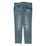 Levis 501 Jeans - 33W US 10 Light Wash Cotton
