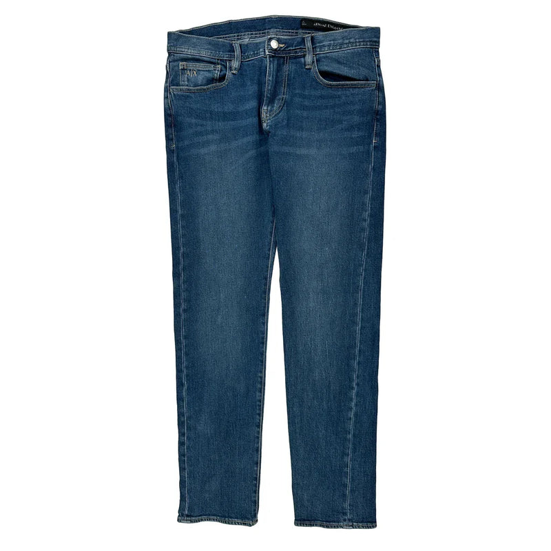 Armani Exchange Slim Jeans - 33W 30L Blue Denim