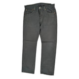 501 Levis Jeans - 32W 30L Grey Cotton