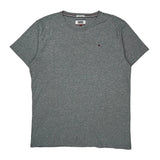 Tommy Jeans T-Shirt - Medium Grey Cotton