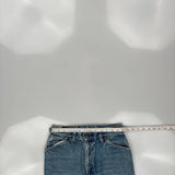 Made In USA Orange Tabs Levis California Straights Jeans - 28W 31L Blue Denim