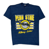 Vintage Nittany Lions Foster Single Stitch T-Shirt - Large Blue Cotton