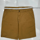 Carhartt Carpenter Shorts - 32W 9L Brown Cotton