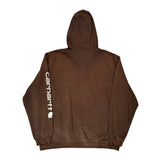 Carhartt Hoodie - 2XL Brown Cotton