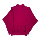Lacoste 1/4 Zip - Medium Red Cotton