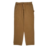 Carhartt Carpenter Trousers - 35W 34L Brown Cotton
