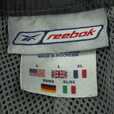 Reebok Track Pants - Large Gray Polyester