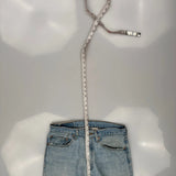 Levis 501 Jeans - 32W 29L Light Wash Cotton
