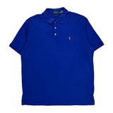 Polo By Ralph Lauren Polo Shirt - Large Blue Cotton