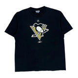 Pittsburgh Penguins Reebok Graphic T-Shirt - XL Black Cotton