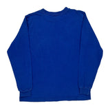 Raiders Adidas Long Sleeve T-Shirt - Medium Blue Cotton