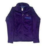 Patagonia Fleece Jacket - Medium Purple Polyester