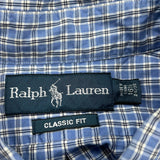 Ralph Lauren Checked Shirt - Large Blue Cotton