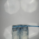 Diesel Flared Jeans - 30W UK 8 Light Wash Cotton