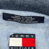 Tommy Hilfiger Polo Shirt - Large Blue Cotton