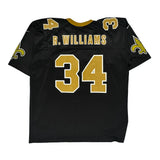 Vintage New Orleans Saints Nike Football Jersey - XL Black Polyester