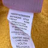 Green Bay Packers, Age 10-12 Nfl Football Sweatshirt - Medium Yellow Cotton Blend