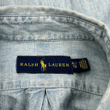 Ralph Lauren Denim Shirt - XL Light Wash Cotton