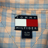Tommy Hilfiger Checked Short Sleeve Shirt - XL Blue Cotton