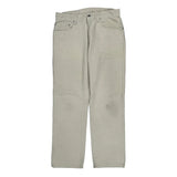505 Levis Cord Trousers - 34″ Waist Cream Cotton Blend